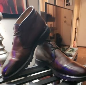 Brunello cucinelli leather chukka boots